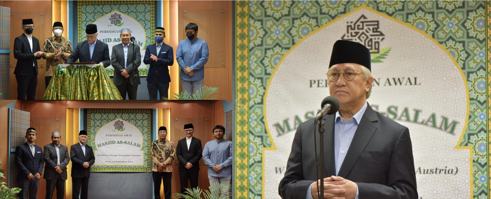 Komunitas Muslim Indonesia Prakasai Masjid Baru di Austria